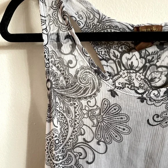 Copper Key | Sheer Paisley Tank | Size Small - Picture 3 of 8
